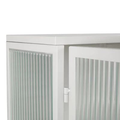 FURNIinspire Kitchen And Dining Cabinets Modern Wall Cabinet Closet Pantry Cabinets With Glass Door, Shelf, Towel Rack, White, 9.06"*23.62"*30.71" 5 FURNIinspire Kitchen And Dining Cabinets Modern Wall Cabinet Closet Pantry Cabinets With Glass Door, Shelf, Towel Rack, White, 9.06"*23.62"*30.71" - Image 4