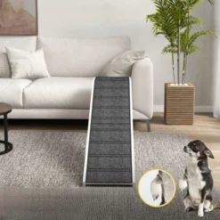 FURNIinspire Dog Ramp For Bed, Pet Ramp For Dogs With Non-Slip Carpet And Top Platform,74"*16"*25" -Home Haven Furniture Store GUEST 6456dedf a70f 46b6 a1bc 45a98afbb21e