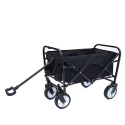 FURNIinspire Outdoor Serving Carts Minimeetall Multi-use Bag Collapsible Foldable Wagon Cart Beach Wagon For Camping, Black, 25.98"*17.32"*37.4" -Home Haven Furniture Store GUEST 6a5a9e70 a375 46ef 8559 0b67688d9389