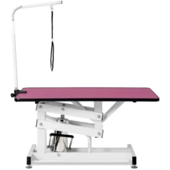 FURNIinspire Pet Grooming Tools Foldable Pet Grooming Table For Pet Large Dogs And Cats With Adjustable, Bathing Station, Pink, 42.5"*23.5"*63.75" -Home Haven Furniture Store GUEST 6b43063c 8876 43b7 a3ff 4b0164e4119c