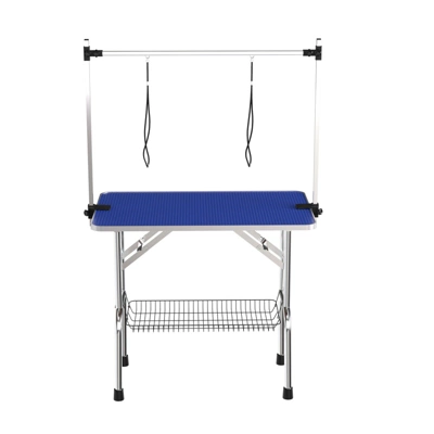 FURNIinspire Pet Grooming Tools Foldable Pet Grooming Table For Pet Large Dogs And Cats With Adjustable, Bathing Station, Blue, 48"*23.6"*65.5" 7 FURNIinspire Pet Grooming Tools Foldable Pet Grooming Table For Pet Large Dogs And Cats With Adjustable, Bathing Station, Blue, 48"*23.6"*65.5" - Image 5