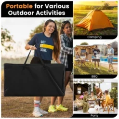 FURNIinspire Outdoor Grills, Griddles And Smokers Professional Camp Kitchen System, For Backcountry, Group Camping, Black, 75.03"*19.23"*6.24" -Home Haven Furniture Store GUEST 6f39316f fc8d 420d a160 e01fafc222a2