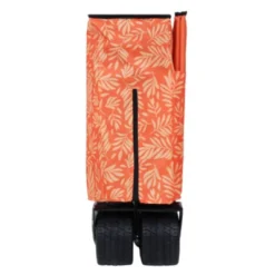 FURNIinspire Outdoor Serving Carts Collapsible Foldable Extended Wagon 480lb Weight Capacity All-Terrain Beach Wheels, Orange, 37.4"*23.03"*38.98" -Home Haven Furniture Store GUEST 7059a5f5 af94 49b0 a637 dfc470f9f0b1