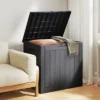 FURNIinspire Deck Boxes, Portable Storage Box With Waterproof Function For Patio Furniture, Garden Tools, All Weather Use, Black, 22"*17.1"*20.9" -Home Haven Furniture Store GUEST 7220996f 606d 4bc4 b89c 51db4fe74db1