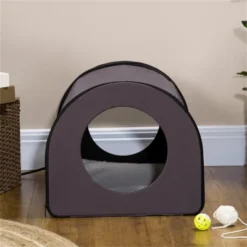 FURNIinspire Pet Crates And Houses Portable Heated Cat Bed Waterproof Pet House, Indoor Comfy Folding Cat House, Black, 21.25"*15.74"*13.5" 9 FURNIinspire Pet Crates And Houses Portable Heated Cat Bed Waterproof Pet House, Indoor Comfy Folding Cat House, Black, 21.25"*15.74"*13.5" -Home Haven Furniture Store GUEST 732848e5 d984 4f06 a8ce 3ea8722b337c