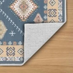 FURNIinspire Floor Mats 3 Piece Modern Kitchen Rug Non-Slip Floor Carpet Large Machine Washable Area Rugs For Bathroom, Blue, 20"*60" -Home Haven Furniture Store GUEST 745c3d1b f8f9 4812 8d1b 5e332618eda1