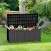 FURNIinspire Deck Boxes, 120 Gallon Waterproof Deck Box Lockable Storage Container For Patio Furniture, Garden Tools, Black, 54.3"*26.5"*24.2" -Home Haven Furniture Store GUEST 769dd7f8 0795 4cd8 8f5b 98aa4faa8698