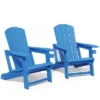 FURNIinspire Patio Accent Chairs Outdoor Folding 2PCS Chairs Adirondack Chair, Portable Chair With Handles For Backyard, Blue, 31.4"*29.6"*36.4" -Home Haven Furniture Store GUEST 77c73623 87a2 45a5 ab36 d0c1562007ff