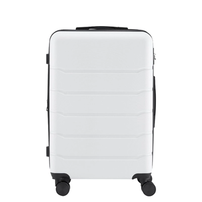 FURNIinspire 24 Inch Luggage Hardside Checked Spinner Suitcase, Travel Suitcase Rolling Luggage With TSA Lock, White, 10.83"*17.32"*26.38" 7 FURNIinspire 24 Inch Luggage Hardside Checked Spinner Suitcase, Travel Suitcase Rolling Luggage With TSA Lock, White, 10.83"*17.32"*26.38" - Image 5