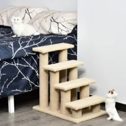 FURNIinspire 25" 4-Step Multi-Level Carpeted Cat Scratching Post Pet Stairs,25"*17"*23.5" -Home Haven Furniture Store GUEST 7e98b499 f75f 463b 9e47 cc1f4e32f1eb