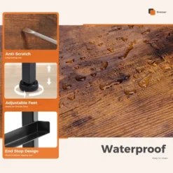 FURNIinspire Dressers 9 Drawer Fabric Tall Dresser Tower Closet Storage Chest Of Drawers For Bedroom Nursery, Brown, 11.8"*39.37"*39.37" -Home Haven Furniture Store GUEST 7f084aa7 f92b 4be5 9832 7169de59d8ea