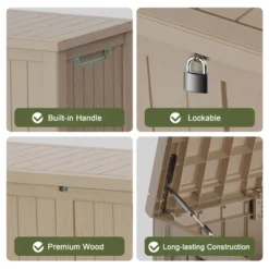 FURNIinspire Deck Boxes Outdoor Storage Box, Outdoor Deck Storage Box, Lockable Patio And Garden Furniture Container, Weather-Resistant Deck Box 10 FURNIinspire Deck Boxes Outdoor Storage Box, Outdoor Deck Storage Box, Lockable Patio And Garden Furniture Container, Weather-Resistant Deck Box -Home Haven Furniture Store GUEST 80570cea 8402 4c5c bfdb 9b80887de671