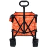 FURNIinspire Outdoor Serving Carts Collapsible Foldable Extended Wagon 480lb Weight Capacity All-Terrain Beach Wheels, Orange, 37.4"*23.03"*38.98" -Home Haven Furniture Store GUEST 807329c4 a4fe 48f6 a654 03fb02fc7a05