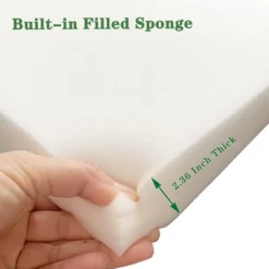 FURNIinspire Outdoor Seat Cushions 2 PCS Outdoor Chaise Lounge Chair Cushion Replacement For Patio Garden, Backyard, Gray, 75"*24"*2.7" -Home Haven Furniture Store GUEST 807650c3 33e1 4a58 a627 3bf7cb85b955