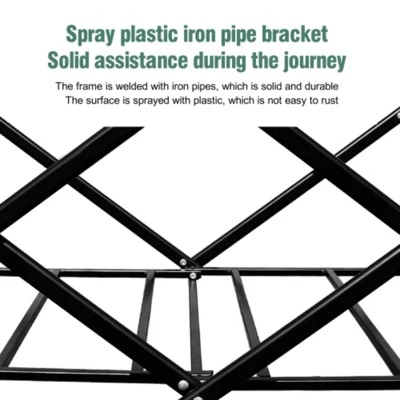 FURNIinspire Outdoor Serving Carts 220Lbs Collapsible Folding Beach Wagon Cart Wagons Carts Heavy Duty Foldable, Purple, 35.43"*23.47"*22.44" 6 FURNIinspire Outdoor Serving Carts 220Lbs Collapsible Folding Beach Wagon Cart Wagons Carts Heavy Duty Foldable, Purple, 35.43"*23.47"*22.44" - Image 4