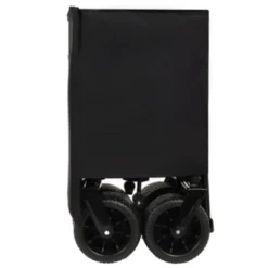 FURNIinspire Outdoor Serving Carts Heavy Duty Foldable Utility Wagon Terrain Quiet Wheels For Camping Gardening Picnic, Black, 38.58"*24.02"*39.17" -Home Haven Furniture Store GUEST 8726be09 5ebc 41f0 aa00 d7aee67f5ace