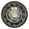 FURNIinspire Wall Clocks Round Gear Mechanism Wall Hanging Clock Living Room Decorative Timepiece Home Vintage Wall Decor, Brown, 20"*20"*3" -Home Haven Furniture Store GUEST 876e14a3 7649 4257 b22d f5ca73113f23