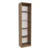 FURNIinspire Utility Storage Shelves 71.1inch Slim Shelving Unit Multifunctional 5 Tier Bookcase, Living Room Storage Shelf, Beige, 11.8"*17.8"*71.1" -Home Haven Furniture Store GUEST 88b5a0c6 7c5c 4cb2 b6e9 3113f757fe66