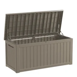 FURNIinspire Deck Boxes, Outdoor Storage Box With Waterproof Function For Gardening Tools, Pool Supplies, Patio Furniture, Brown, 57.87"*32.24"*33.66" -Home Haven Furniture Store GUEST 8a34309c 5a88 4e7a 99ca 0240b03b8ba3