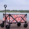 FURNIinspire Outdoor Serving Carts Utility Park Garden Cart Tool Customized Color Folding Camping Trolley Outdoor Picnic, Pink, 37.8"*21.2"*34.45" -Home Haven Furniture Store GUEST 8d66b137 c0df 4a6c b05f 4e05cb169050