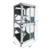 FURNIinspire Outdoor Cat Enclosure, Cat House On Wheels With Napping House, Kitty Cat Condo Cage Shelter Playpen With Sliding Doors, 30.7"*30.7"*71" -Home Haven Furniture Store GUEST 8dd16e6b aafb 4de4 9315 a267a70ac1e4