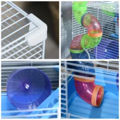 FURNIinspire 2-Tier Hamster Cage With Wheel And Water Bottle,19"*11.75"*14.5" -Home Haven Furniture Store GUEST 8f8059bd 42c6 480f 9396 d7b09129d0ac