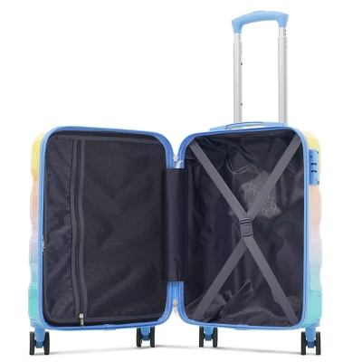 FURNIinspire Bag And Luggage Sets 20 Inch Carry On Luggage Luggage Set, Suitcase With Cup Holder, Travel Luggage, Multicolored, 8.3"*15.6"*21.7" 5 FURNIinspire Bag And Luggage Sets 20 Inch Carry On Luggage Luggage Set, Suitcase With Cup Holder, Travel Luggage, Multicolored, 8.3"*15.6"*21.7" - Image 3