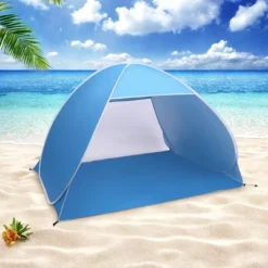 FURNIinspire Camping Tents Beach Tent Sun Shelter, Family Tent For Outdoors, Hiking, Picnic, Beach, Adventure, Blue, 78.74"*59.06"*51.18" -Home Haven Furniture Store GUEST 92e93cf5 30ca 4c7e a943 c2d483cbf25d