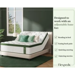 FURNIinspire Mattresses Full Size Hybrid Mattress With Gel Memory Foam Pocket Springs, Pressure Relief Plush Mattress, White, 75"*54"*12" -Home Haven Furniture Store GUEST 9408dd0f dd26 4f85 9508 f48d2f8a940d