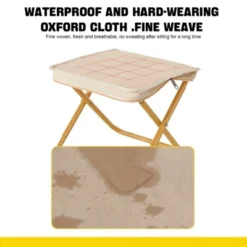 FURNIinspire Outdoor Portable Chair Compact Design With Storage Bag For Outdoor Adventures, Black, 10.24"*9.45"*9.45" -Home Haven Furniture Store GUEST 946e22e2 0241 4923 972e a8ecb75fa8e3