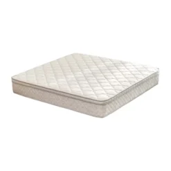 FURNIinspire Mattresses Twin Size Mattress Hybrid King With Memory Foam Pocket Spring For Comfort Sleep, Medium Firm, Grey, 75"*39"*12"