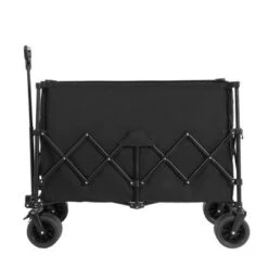 FURNIinspire Wheelbarrows And Lawn Carts Beach Wagon Lawn Cart Garden Cart, Heavy Duty Folding Utility Yard Cart, Black, 20.87"*42.91"*32.68" -Home Haven Furniture Store GUEST 9d5f9500 99ff 4f1d 89bd bc170fe8434a