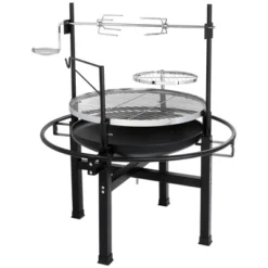 FURNIinspire Outdoor Grills, Griddles And Smokers Professional Round Charcoal Grill, Outdoor BBQ System For Patio, Black, 26.78"*24.6"*11.42" -Home Haven Furniture Store GUEST 9d967700 b25e 4fe8 adf9 f6debabaa0ce