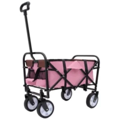 FURNIinspire Outdoor Serving Carts Fish 250L Collapsible Wagon Beach Wagon With Big Wheels For Camping, Sports, Pink, 25.98"*17.32"*37.4" 11 FURNIinspire Outdoor Serving Carts Fish 250L Collapsible Wagon Beach Wagon With Big Wheels For Camping, Sports, Pink, 25.98"*17.32"*37.4" -Home Haven Furniture Store GUEST 9e811402 5979 4c1c 9056 7195330e59fd