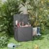 FURNIinspire Deck Boxes 32 Gallon Deck Box, Outdoor Storage Boxes, Storage Deck Box For Garden Tools, All Weather Use, Black, 17“*22”*21“ -Home Haven Furniture Store GUEST 9f31219c 4849 4b5c b3ee f4ee6a9e9b38