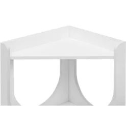 FURNIinspire Pet Beds Pet Furniture, Hollow Design Multifunctional Double Layer Cat Station, Cat Bed Cat House Cat Nest, White, 18.78"*18.78"*27.56" -Home Haven Furniture Store GUEST a2b36d9c ae5d 4592 be99 488eae3d9597