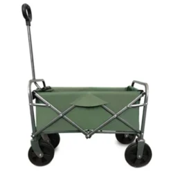FURNIinspire Outdoor Serving Carts Collapsible Foldable Wagon Cart Beach Wagon Utility Wagon Grocery Cart Camping, Green, 26.62"*15.55"*30.07" -Home Haven Furniture Store GUEST a3c0b5bd 3164 4d8f b4ac b709ad253904
