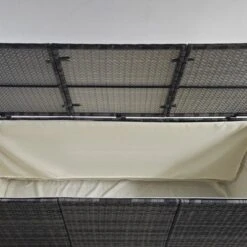 FURNIinspire Utility Storage Cabinet 175 Gallon Outdoor Storage Box With Inner Liner PE Rattan Wicker Deck Box, Grey, 29.90"*13.80"*24.80" -Home Haven Furniture Store GUEST a3ec11af abd8 499c 80e8 64e7ddffb020