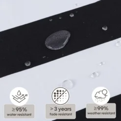 FURNIinspire Outdoor Seat Cushions 2 Pcs Set High Back Patio Chair Cushions, Blue And White Stripes Seat Cushion, Multicolored, 44"*22"*4" -Home Haven Furniture Store GUEST acb2f4d7 b68f 4125 a239 b67692d24172