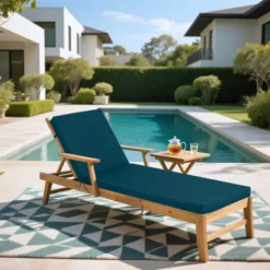 FURNIinspire Outdoor Seat Cushions 2 PCS Outdoor Chaise Lounge Chair Cushion Replacement For Patio Garden, Backyard, Lake Blue, 75"*24"*2.7" -Home Haven Furniture Store GUEST ade7c5fe d677 4f30 85ac 23eac5d9f4c3