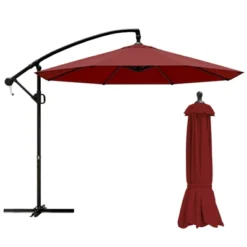 FURNIinspire Patio Umbrellas, Double Sided Twin Patio Umbrella Outdoor, Brown -Home Haven Furniture Store GUEST aedc2d72 0523 4635 8500 f5aa4a1f2625