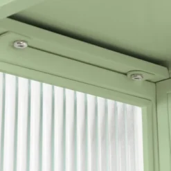 FURNIinspire Kitchen And Dining Cabinets Modern Wall Cabinet Closet Pantry Cabinets With Glass Door, Shelf, Towel Rack, Green, 9.06"*23.62"*30.71" -Home Haven Furniture Store GUEST aef6d130 b0d8 4800 887b 4139af1b6131