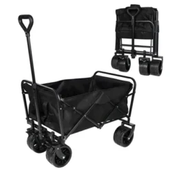 FURNIinspire Outdoor Serving Carts 220Lbs Collapsible Folding Beach Wagon Cart Wagons Carts Heavy Duty Foldable, Black, 35.43"*23.47"*40.16" 9 FURNIinspire Outdoor Serving Carts 220Lbs Collapsible Folding Beach Wagon Cart Wagons Carts Heavy Duty Foldable, Black, 35.43"*23.47"*40.16" -Home Haven Furniture Store GUEST b0327807 af5d 48dd 9325 2774c1af6204