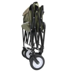 FURNIinspire Outdoor Serving Carts 360lbs Foldable Wagon Cart Beach Wagon Utility Cart Wagon Grocery Cart For Fishing, Green, 35.04"*21.65"*38.98" -Home Haven Furniture Store GUEST b1334ae7 eb21 47ee 9c81 5da3bba23f76
