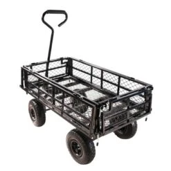 FURNIinspire Wheelbarrows And Lawn Carts Double Fence Utility Cart Wagon Cart Garden Cart, Ideal For Outdoor Activities, Black, 41“*20"*39" 11 FURNIinspire Wheelbarrows And Lawn Carts Double Fence Utility Cart Wagon Cart Garden Cart, Ideal For Outdoor Activities, Black, 41“*20"*39" -Home Haven Furniture Store GUEST b1892bc3 85d9 4686 80f1 3d5def76dcee