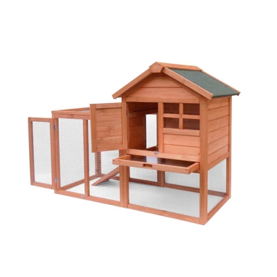 FURNIinspire Easily-assembled Wooden Rabbit House Chicken Coop Kennels, 48.03"*20.86"*36.22" 4 FURNIinspire Easily-assembled Wooden Rabbit House Chicken Coop Kennels, 48.03"*20.86"*36.22" - Image 2