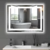 FURNIinspire Bathroom Vanity Mirrors Anti-Fog Bathroom Mirror, Rectangle Bathroom Vanity Mirror, Adjustable Brightness, Tempered Glass, 28"*20" -Home Haven Furniture Store GUEST b58bd46c 0b0a 49c3 aa34 a23e10dc0b7f