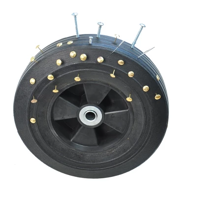 FURNIinspire Wheelbarrows And Lawn Carts Solid Wheels Tools Cart Wagon Cart, Metal Lawn Cart For Picnic, Shopping, Black, 37“*19"*45" 5 FURNIinspire Wheelbarrows And Lawn Carts Solid Wheels Tools Cart Wagon Cart, Metal Lawn Cart For Picnic, Shopping, Black, 37“*19"*45" - Image 3