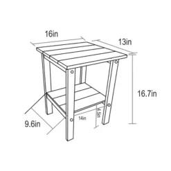 FURNIinspire Patio Seating Sets Folding Adirondack Chairs With Side Table, 3-Piece Rocking Chairs Set With Wood Texture, Blue, 30“*28”*35“ -Home Haven Furniture Store GUEST bda8927a ff87 4f8f 8e45 07274ccd8224
