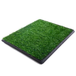 FURNIinspire Pet Crates And Houses, Downtown Pet Supply Dog Grass Pad With Tray, Artificial Grass Training Pads, Green, 20“*25" -Home Haven Furniture Store GUEST bf5b37b4 6a71 4e0f a6ac 966644ad2a9d